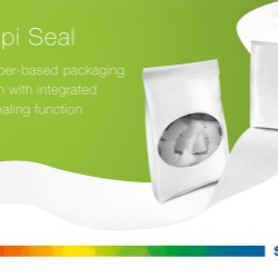 Paper-based packaging solution with integrated sealing functionality